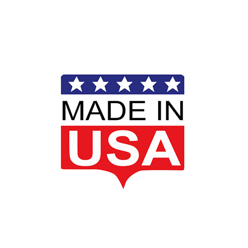 American Flag Leather Brass Key Ring Made in USA