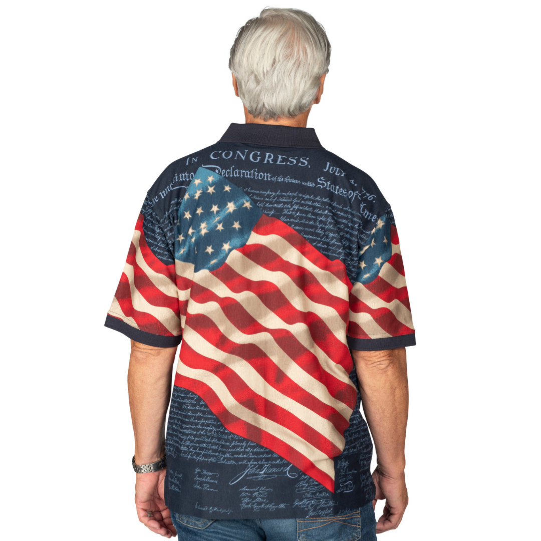 Men's Declaration 1776 100% Cotton Polo Shirt