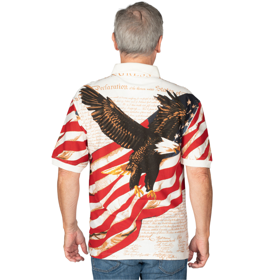 Men's Patriot's Pride Cotton Polo Shirt