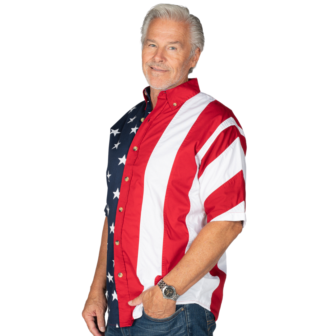 Men's Freedom Cotton Button-Down Shirt