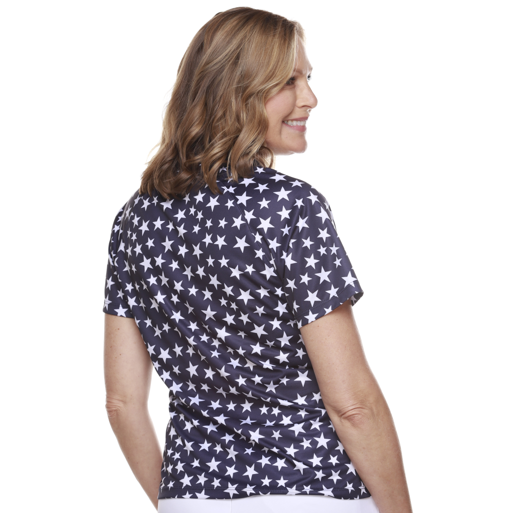 Women's Made in USA Stars Tech Polo Shirt