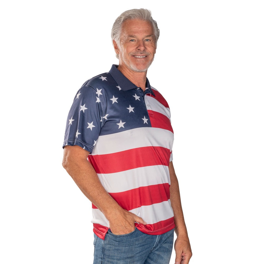 Men's Patriot's Pride Performance Polo Shirt