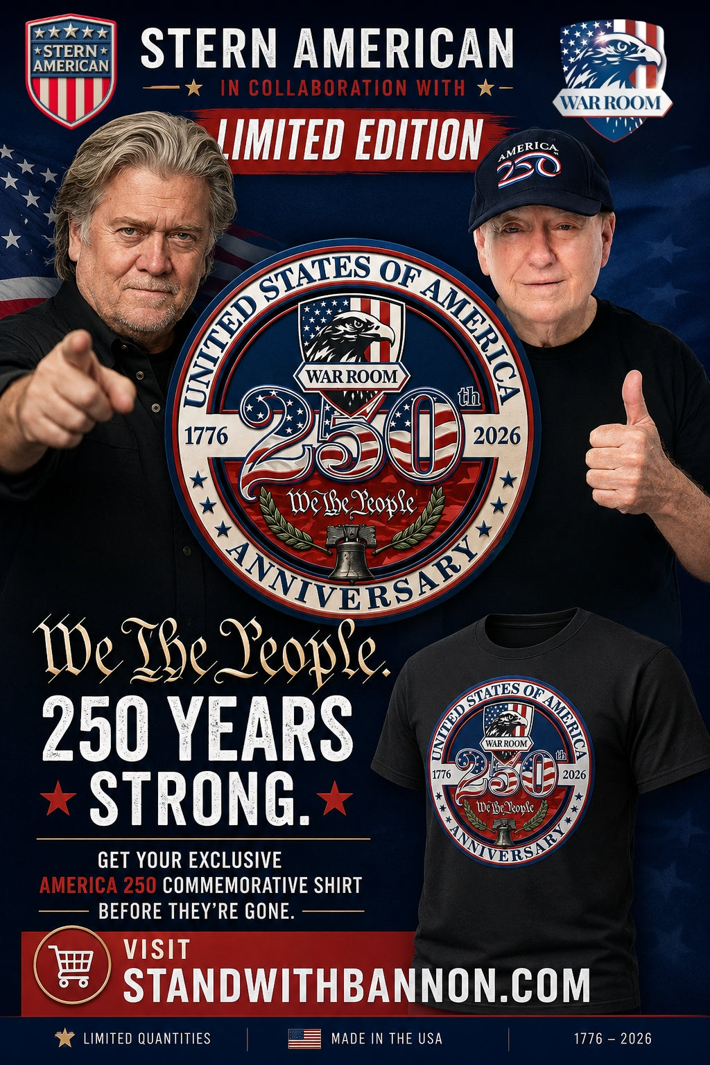 War Room America 250 Shirt