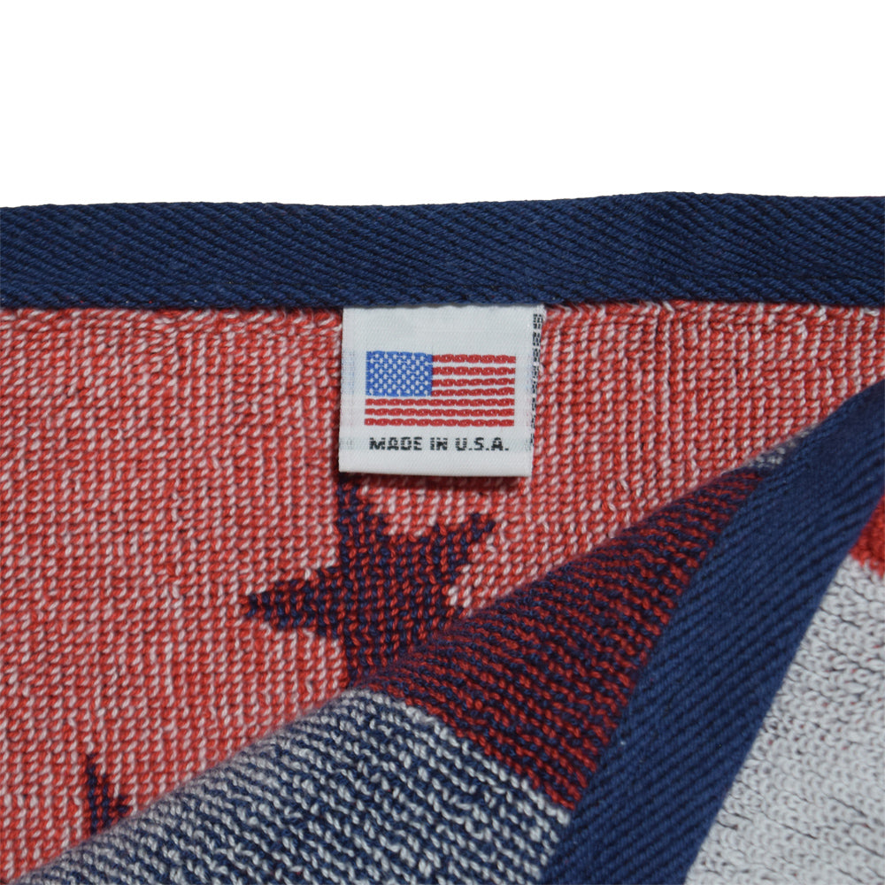 Made in USA American Flag Beach Towel 30 X 60